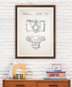 Aparat fotograficzny - patent - plakat