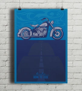 Vintage Harley - plakat