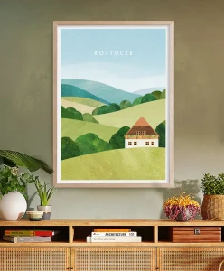 Roztocze - Zielona Kraina - aranżacja plakatu