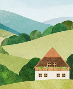 Roztocze - Zielona Kraina - szczegół plakatu