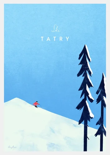 Narty w Tatrach - plakat