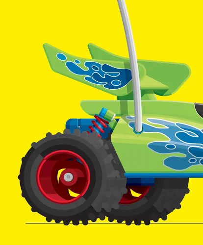 Toy Story / RC Car - szczegół plakatu