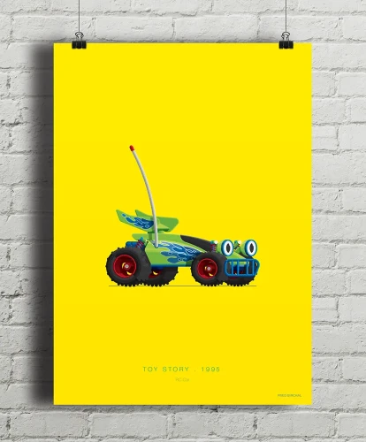 Toy Story / RC Car - aranżacja plakatu