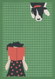 Piknik z książką - plakat