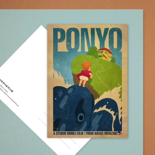 Kartka - Ponyo