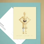 Gwiezdne Wojny / Star Wars C3PO - pocztówka