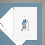 Gwiezdne Wojny / Star Wars R2D2 - pocztówka