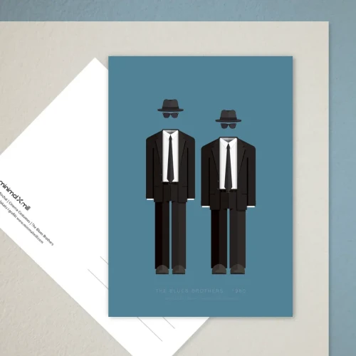 The Blues Brothers - pocztówka