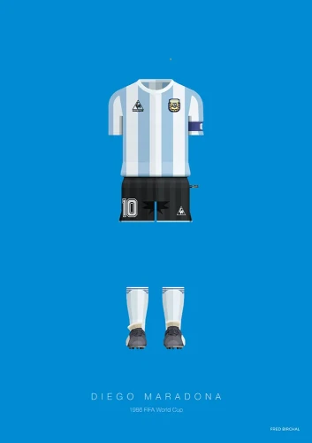 Maradona - piłka nożna - plakat