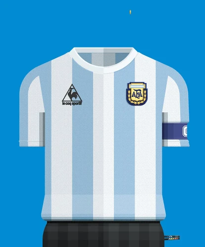 Maradona - piłka nożna - szczegół plakatu