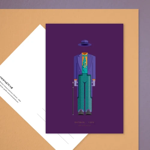 Joker - Batman - pocztówka