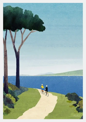 Przejażdżka rowerowa - plakat