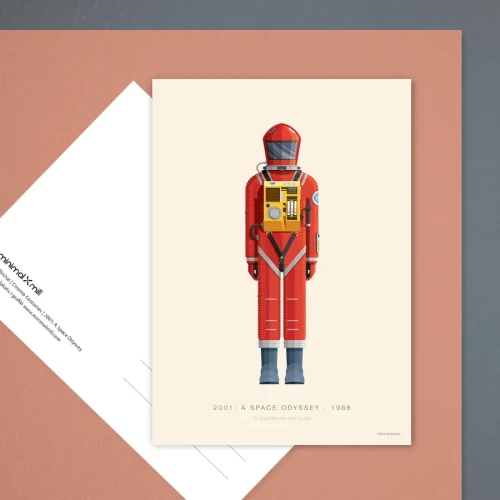 2001: Odyseja kosmiczna / 2001: A Space Odyssey Dave Bowman - pocztówka