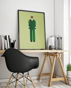 Tyler The Creator - aranżacja plakatu na biurku