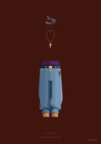 2Pac / Tupac Shakur - plakat muzyczny