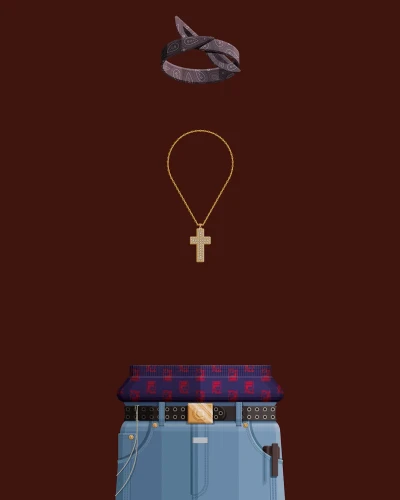 2Pac / Tupac Shakur - szczegół plakatu