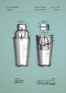 Szejker patent - plakat