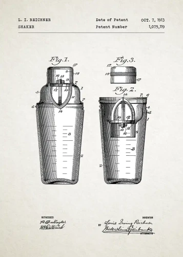 Szejker patent - plakat