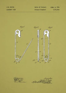 Agrafka patent - plakat