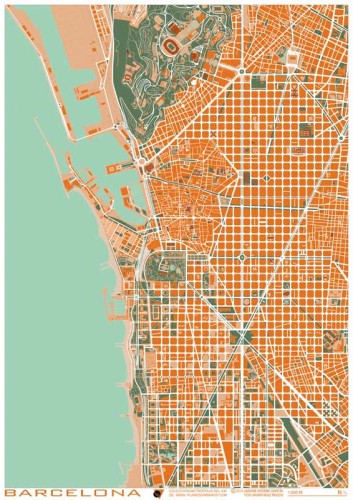 Barcelona - plan miasta