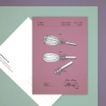 Trzepaczka kuchenna patent - pocztówka