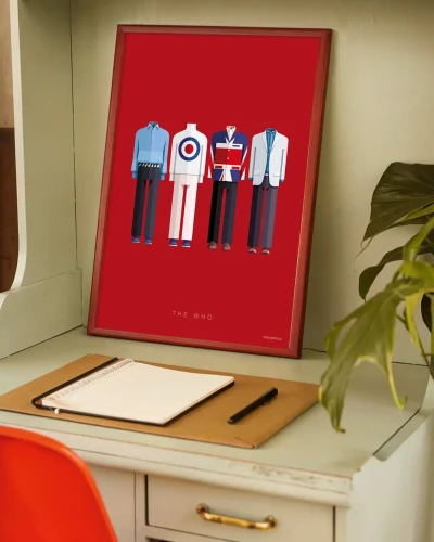 The Who - aranżacja plakatu na biurku