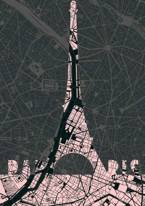 Wieża Eiffla - plakat
