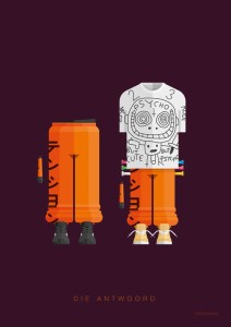 Die Antwoord - plakat