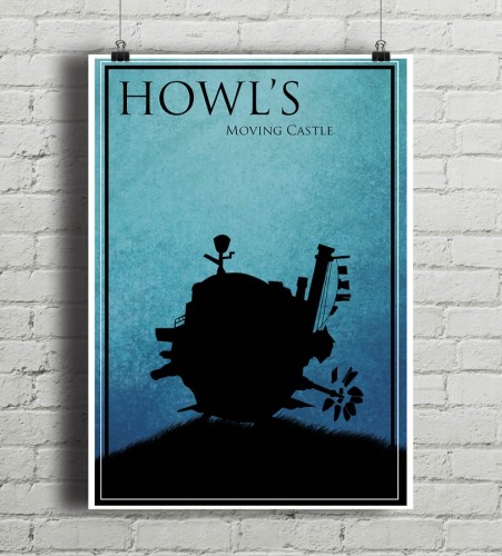 Howl's Moving Castle - plakat