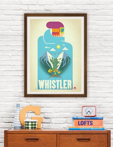Whistler Canada - plakat