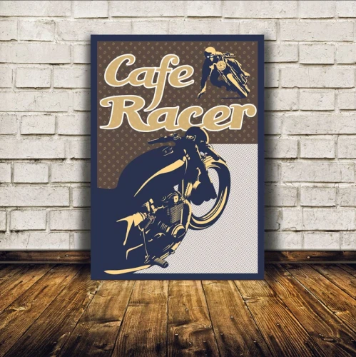 Cafe Racer - plakat motocyklowy