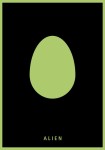 Obcy – ósmy pasażer Nostromo / Alien - plakat minimalistyczny