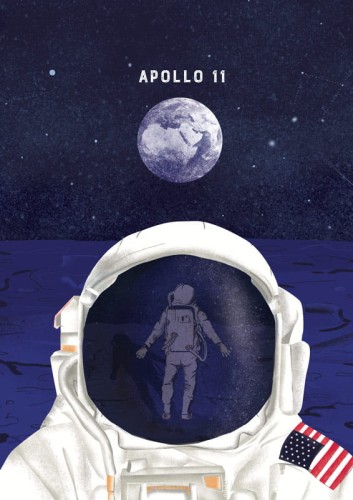 Apollo 11 - plakat