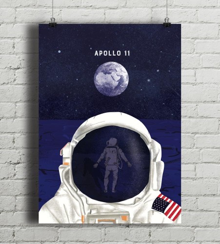 Apollo 11 - plakat