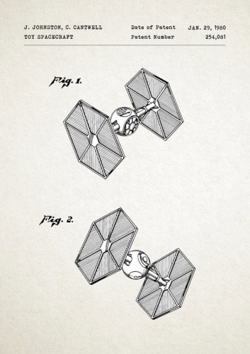 Star Wars - TIE Fighter - plakat