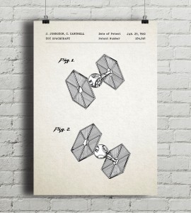 Star Wars - TIE Fighter - plakat