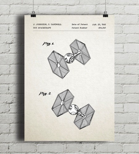 Star Wars - TIE Fighter - plakat