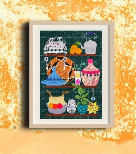 Moroccan Shelf - plakat