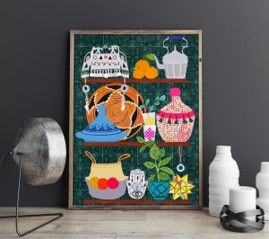 Moroccan Shelf - plakat