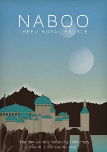 Star Wars - Naboo - plakat