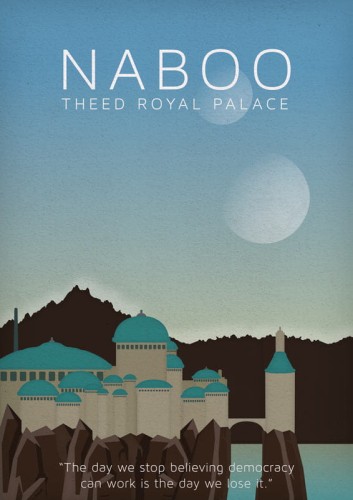 Star Wars - Naboo - plakat