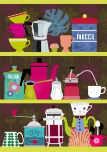 Coffeelovers Shelf - plakat
