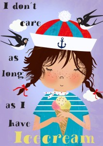 Ice Cream - plakat