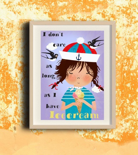 Ice Cream - plakat
