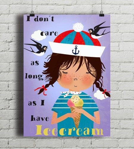 Ice Cream - plakat