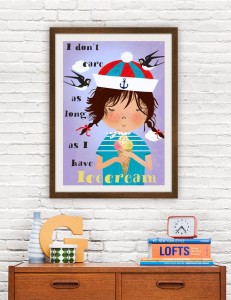 Ice Cream - plakat