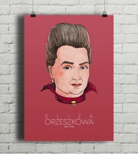 Eliza Orzeszkowa - plakat