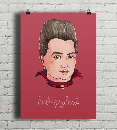 Eliza Orzeszkowa - plakat