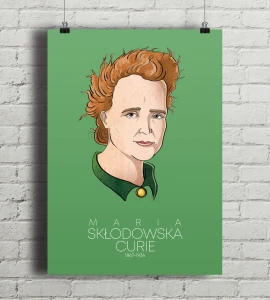 Maria Skłodowska-Curie - plakat