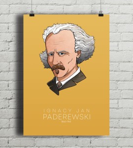 Ignacy Jan Paderewski - plakat